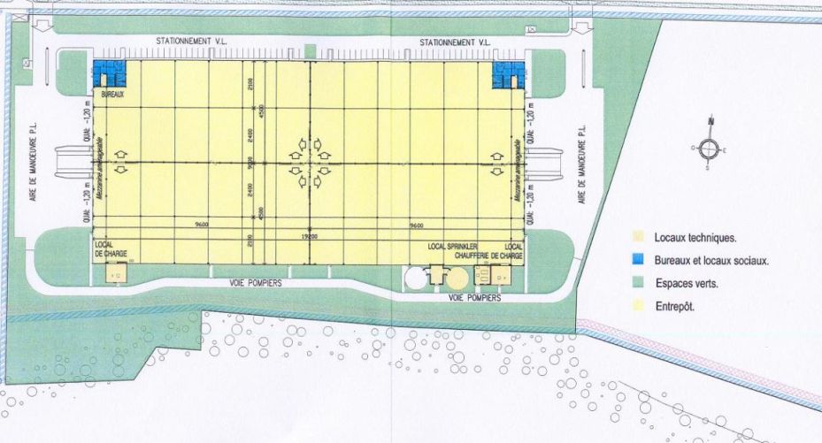 Entrepôt classe a Toussieu 17931m² Location entrepôt classe a Toussieu Rhône OLLOG2425667 2